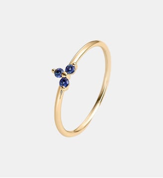 Bague en or jaune 9K avec saphirs bleus - Aristocrazy - Or