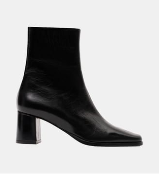 Carlo - Bottines En Cuir Nappa Souple Noir - Parallèle - Noir