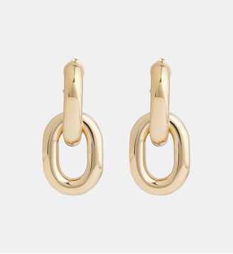 Boucles d'oreilles XL Link double gold - Rabanne - Doré
