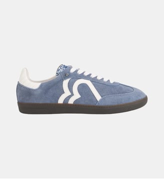 Baskets En Cuir Billie Suede - Bons Baisers - Bleu