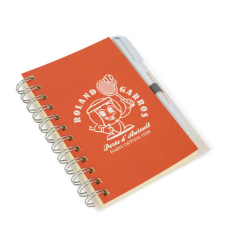 Carnet Mr Balle - Roland-Garros - Terre battue