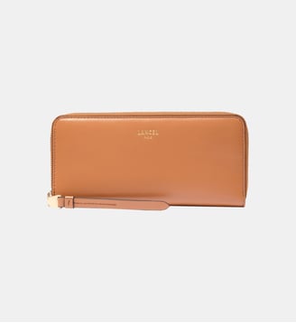 Portefeuille long zippe - Lancel - Camel