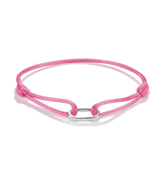 Bracelet textile à charms pink - Thomas Sabo - Argent