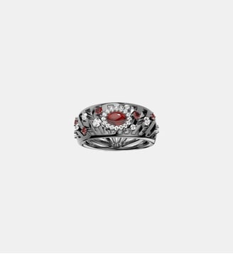Bague Les Éventails - APM Monaco - Blanc