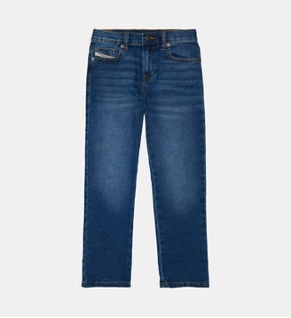 Jean coupe regular - Diesel Kids - Denim bleu