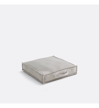 Coussin de sol en lin - La Redoute Interieurs - Écru