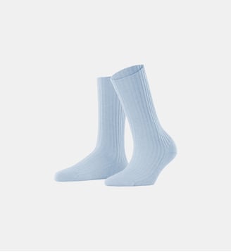 Chaussettes Pour Bottes Cosy Wool Boot Laine - Falke - Bleu ciel