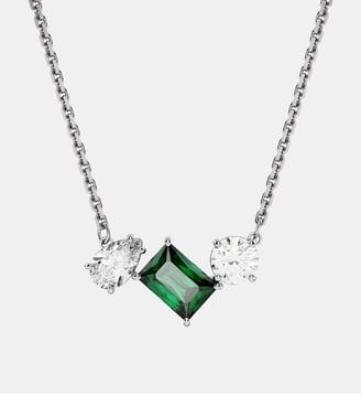 Pendentif Mesmera, Vert, Métal rhodié - Swarovski - Vert