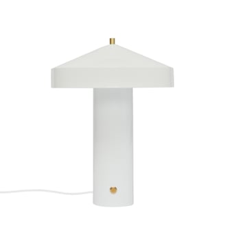 Lampe en métal avec abat-jour - OYOY - Blanc