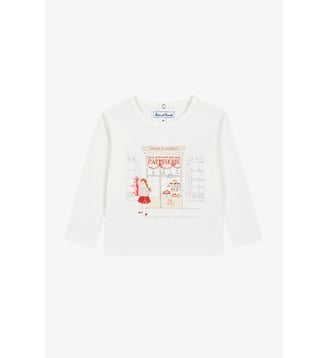 T-shirt -  coton col rond Tartine Et Chocolat