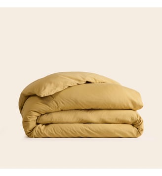 Housse De Couette  Satin de coton lavé uni à nouettes Madura