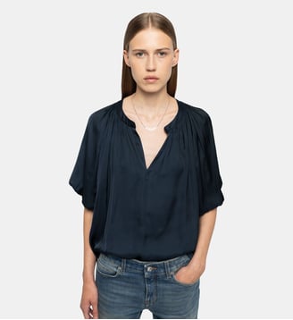 Blouse Teko - Zadig&Voltaire - Bleu marine