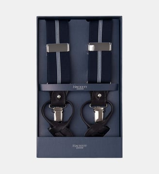 Bretelles À Rayures - Hackett London - Navy