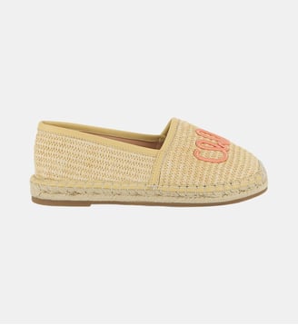 Espadrilles en raphia - Chloe Kids - Peach