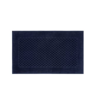 Tapis de bain  en coton - Yves Delorme - Bleu