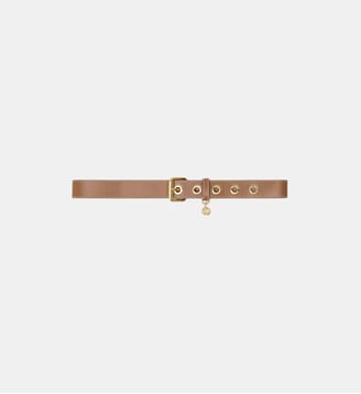 Ceinture en cuir à boucle Miss M Maje