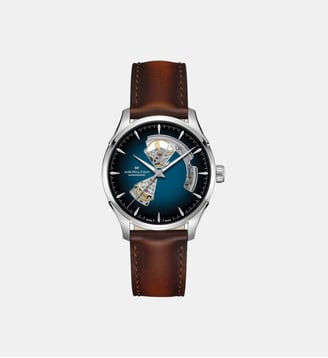 Montre automatique Jazzmaster Bleu H32675540 - Hamilton - Argenté