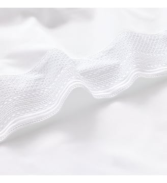 Drap Plat Chateau - Anne de Solène - Blanc