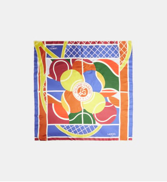 Carré de soie à motif  - Lancel - Multicolore