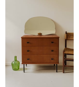 Miroir Art Déco Georges N°1281- Produit chiné - Debongout - Miroir
