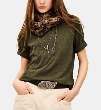 T-shirt droit Vina - Ba&sh - Kaki