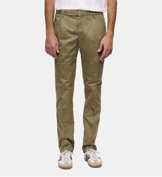 Pantalon en coton kaki - Atelier Privé - Kaki