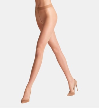Collant Seidenglatt 15 Fibre artificielle Transparent - Falke - Or
