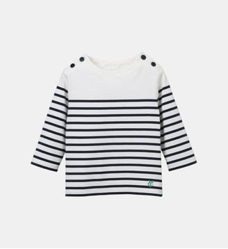 Marinière  - Coton biologique - Cyrillus - Bleu foncé
