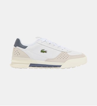 Sneakers Slam Break homme en cuir - Lacoste - Blanc et bleu