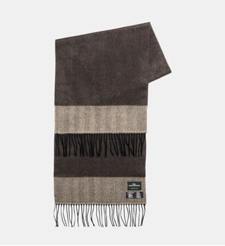 Echarpe en laine vierge italienne Darlington - Rodd & Gunn - Mud