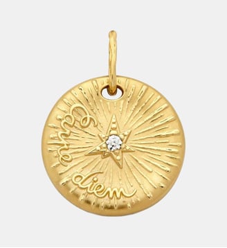 Médaille Or Jaune & Diamant Carpe Diem - Arthus Bertrand - Or jaune