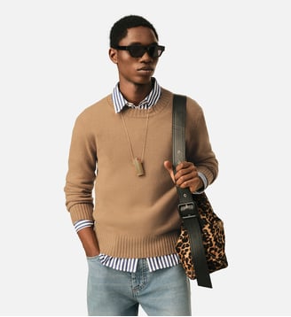 Pull en cachemire Ami de Coeur - AMI Paris - Camel