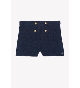 Short  -  tweed boutons dorés Tartine Et Chocolat