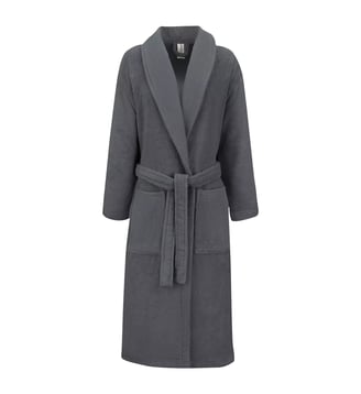 Peignoir pur coton - Garnier Thiebaut - Carbone
