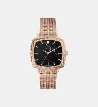 Montre Machine luxe  Noir LE1226 - Fossil - Doré rose
