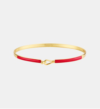 Bracelet fermoir en goutte - Bangle Up - Rouge
