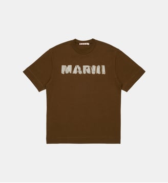 T-shirt avec logo - Marni - Sable