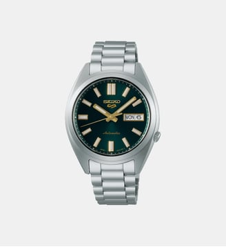 Montre automatique Sport Vert SRPL57K1 - Seiko 5 - Argenté