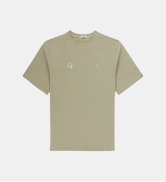 T-shirt manches courtes coton imprimé Stade Toulousain - Serge Blanco - Beige