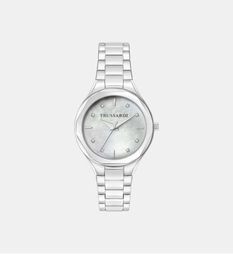 Montre Analogique en acier, pvd or T-STRICT - Trussardi - Gris