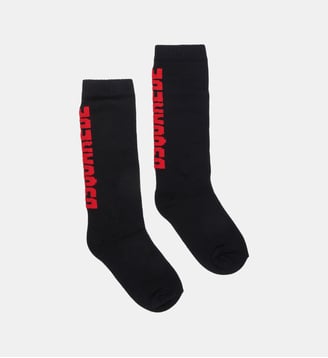 Chaussettes avec logo - Dsquared2 - Noir