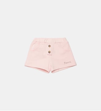 Short en molleton avec logo - Marni - Rose