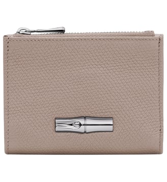 Portefeuille compact - Le Roseau - Longchamp - Argile
