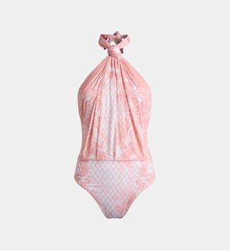 Maillot de bain imprimé en lycra Balmain