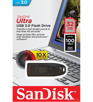 Clé USB Ultra 32GB 3.0 - Sandisk - Standard