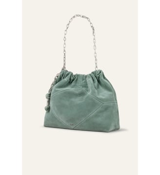Sac M Suede June Tote - Ba&sh - Bleu ciel
