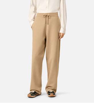 Jogging en coton Ami de Coeur - AMI Paris - Beige mastic et noir