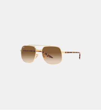 Lunettes de soleil Carré RB3699 RB3699 Polarized+ Lenses - Ray Ban - Or