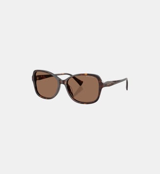 Lunettes de soleil Carré RA5351U - Polo Ralph Lauren - Havana foncé brillant