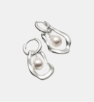 Créoles avec pendentif en perles Natural Beauty - Thomas Sabo - Argent